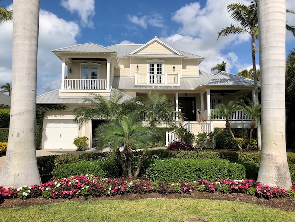 View of the front of our home
