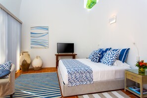 Bedroom with King sized bed