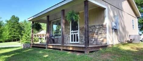 Enjoy beautiful views from the rocking chair front porch!