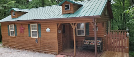 Front view of cabin