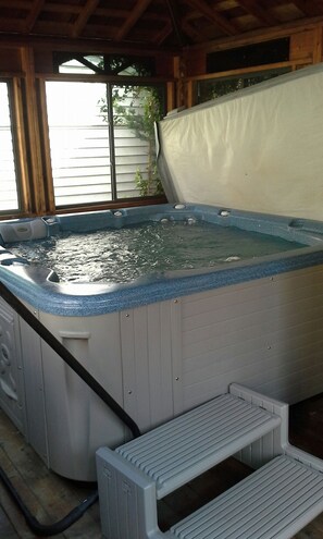 Bubbelpool inomhus
