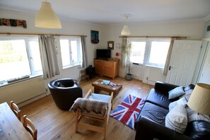 Light and bright dual aspect living room.