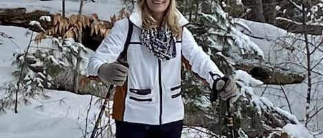 Snowshoeing fun