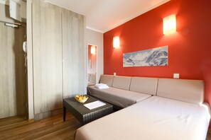 Relax on the sofa after a adventure-filled day.