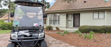 New six seat golf cart