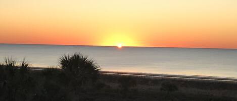 Sunrise from the balcony