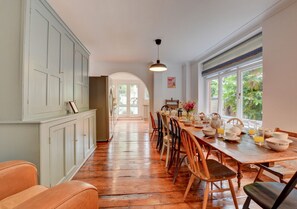 Dining area with seating for 12