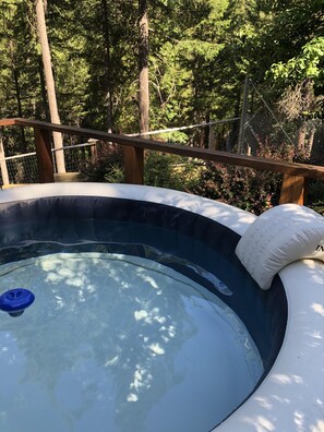 Hot Tub on side patio