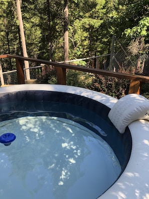 Hot Tub on side patio