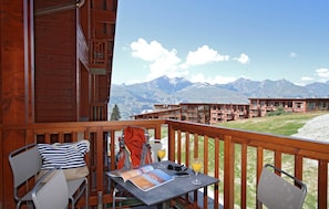 Views from the balcony will vary. Please let us know if you would like a specific view!