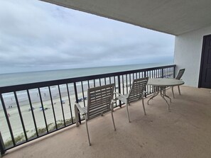 Oceanfront balcony