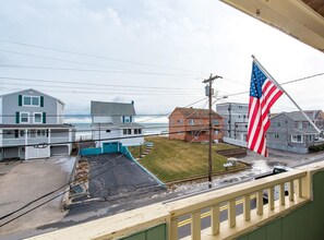 Watch the waves crash from upper front deck.