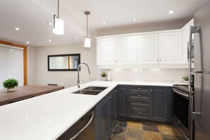 Large fully equipped kitchen