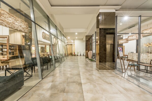 Interior entrance