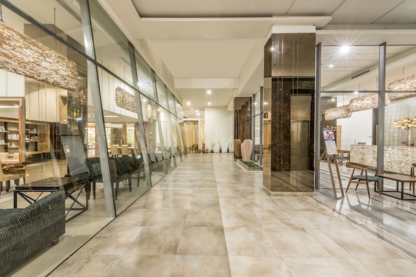 Interior entrance