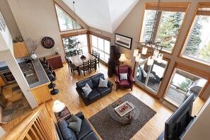 Bird's-eye view of main living area
