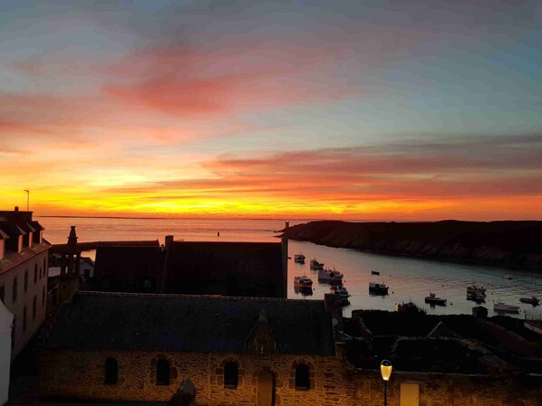 Coucher de soleil du salon