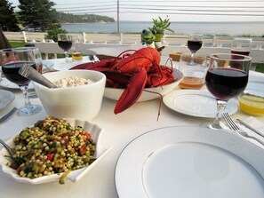 Fresh Lobster dinner on your deck. We have the out pot to cook them if you like.