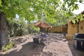 Private courtyard and garden