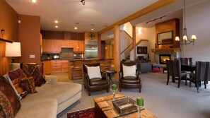 Open-concept living areas