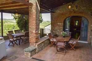 Outside verandah