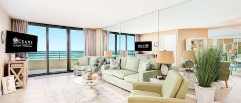 Oceanfront Living Room