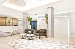 Sala de estar en el lobby