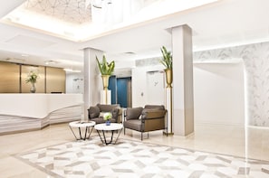 Sala de estar en el lobby