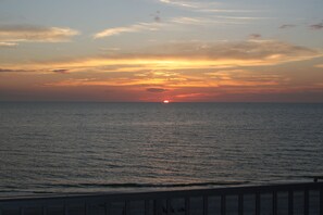 Another Sunset View from the Balcony off the Family Room and Master Suite