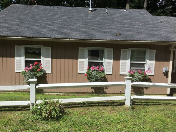 Front of cottage