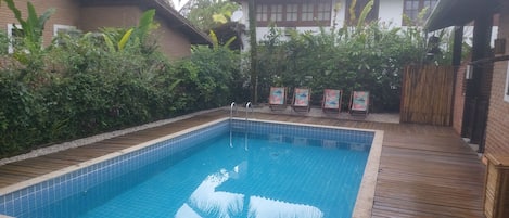 Visão da piscina