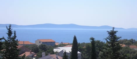 Vue sur la plage/l’océan