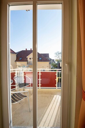 Ausblick vom Balkon