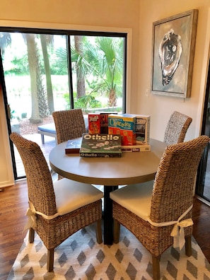 Family room with lagoon view