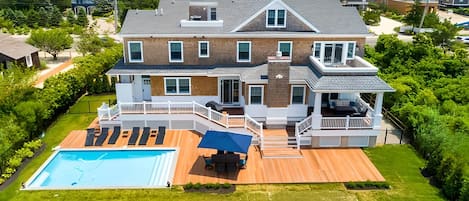 Aerial view Back of house