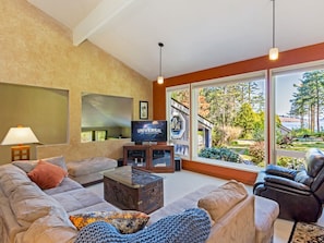 Relax and enjoy the view from this open and spacious living room