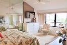Master bedroom located upstairs, California king bed, Ocean views, private bath