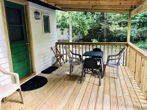 Covered portion of 10 x 20 deck