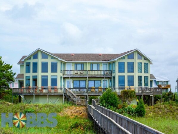 Ocean Front-  Entire Left side of Duplex