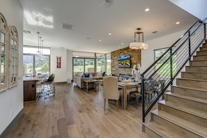 Home Features Beautiful Hardwood Flooring Throughout