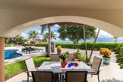 Casa de la piscina privada con vista al mar para 8 en Playacar Fase 1