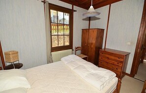 Get a good night sleep in the Double bed.