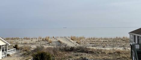 View of dune from deck 