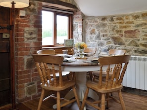 Dining area | The Old Coach House - Cranford and The Coach House Cottages, Cranford, near Clovelly