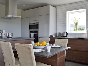 Kitchen and dining area | 17a Husabost, Husabost, near Dunvegan