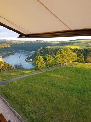 Blick von der Unterkunft