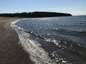 Colindale beach with its pristine swimming waters