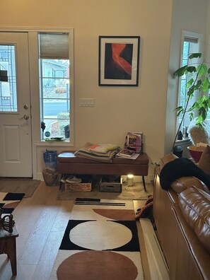 Main entry living room