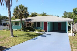 Front of House and Carport with Driveway