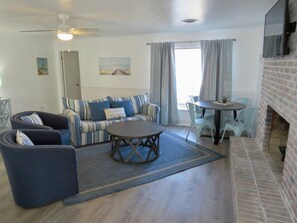 Living Room with Queen Sleeper Sofa